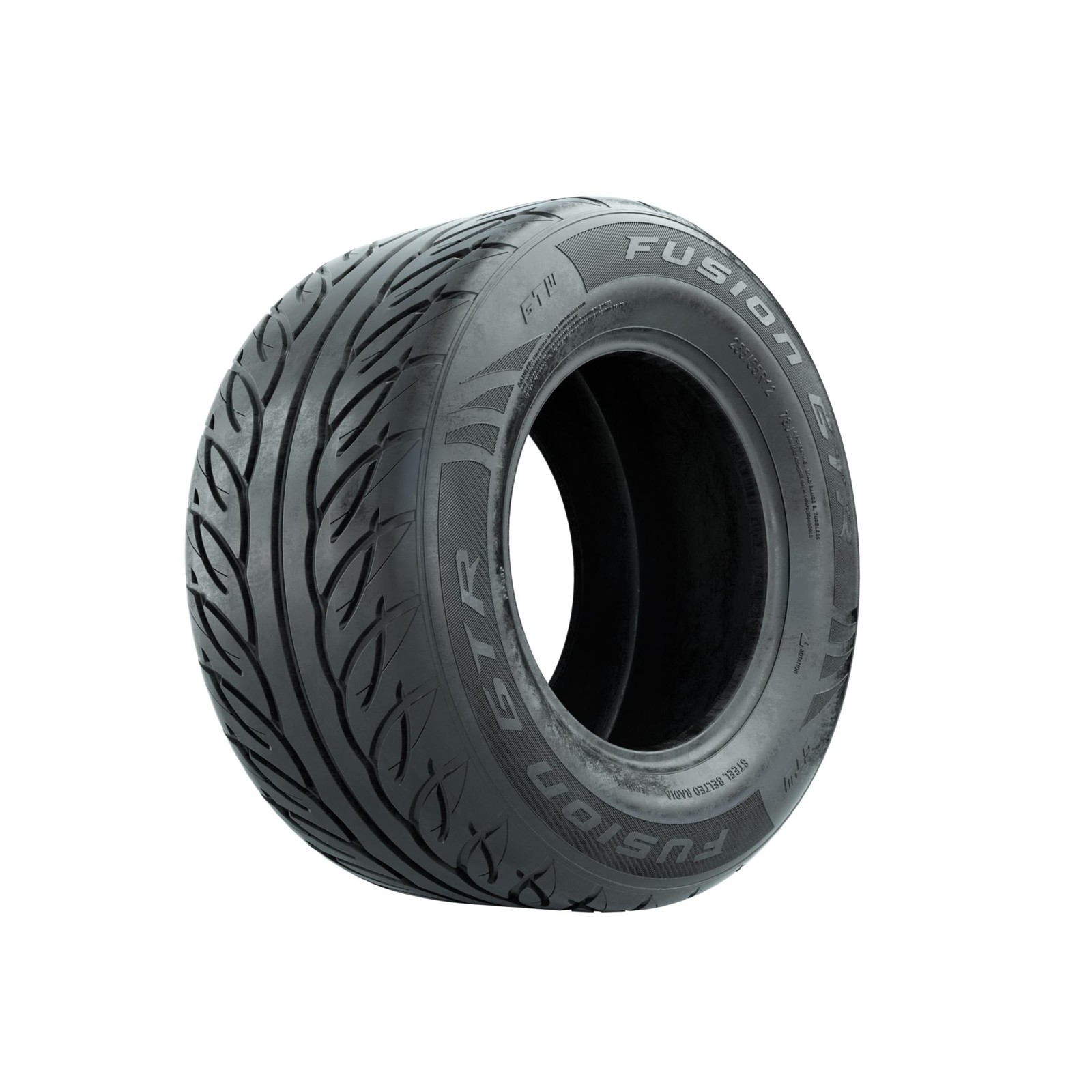 255/55-R12 GTW Fusion Steel Belted Radial 21″ Tall Golf Cart DOT Street Tire