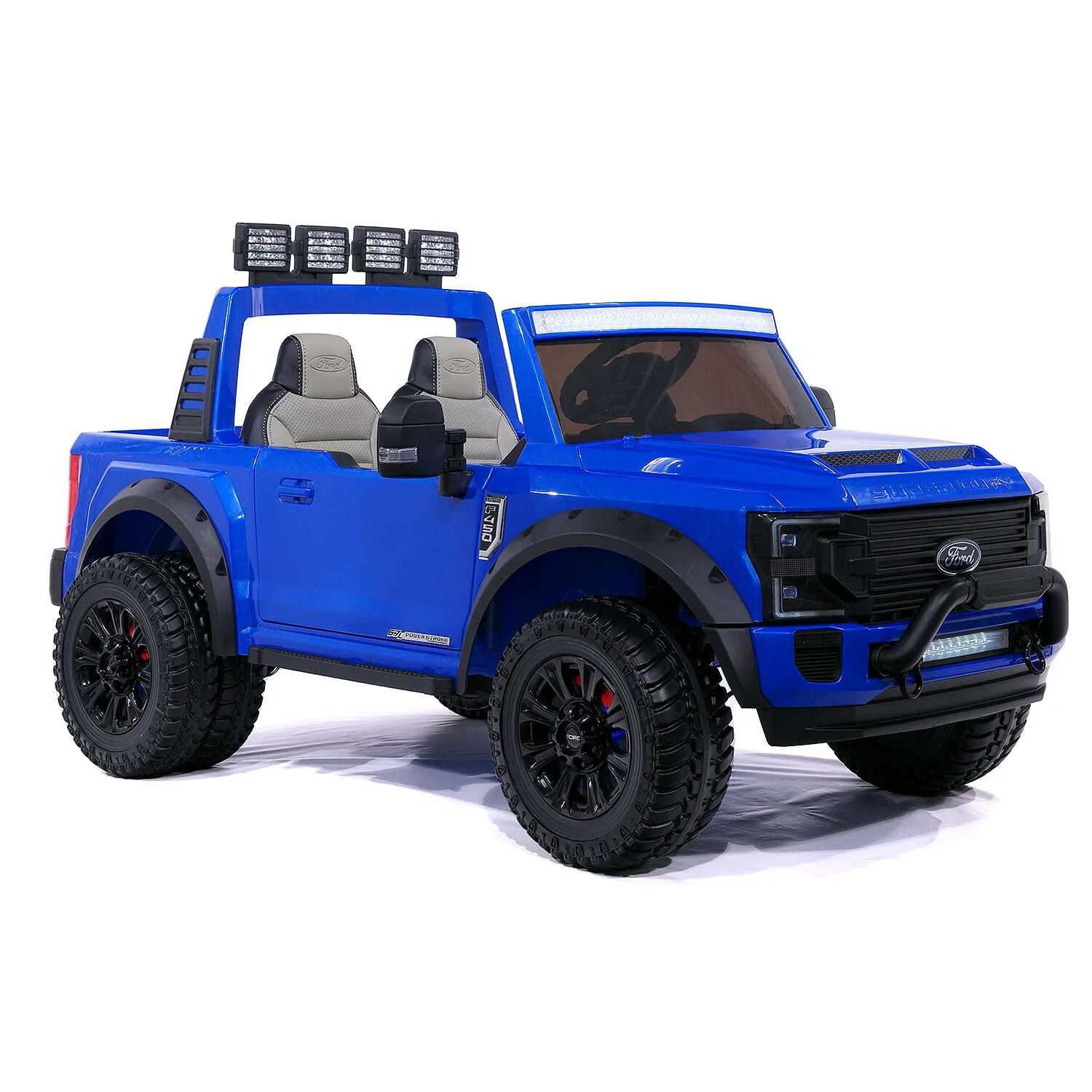 24V 2 SEATS FORD F450 CUSTOM EDITION KIDS RIDE-ON CAR TRUCK,LIGHTS WITH R/C