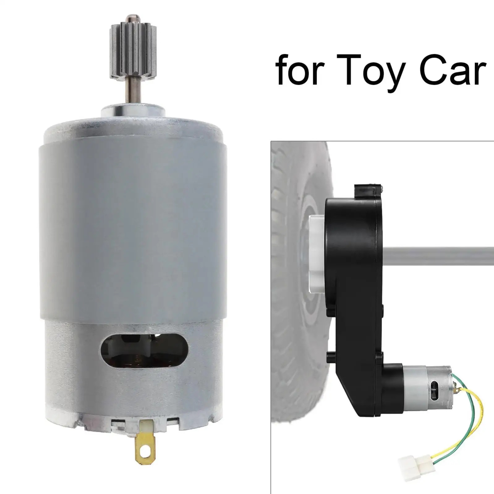 RS550 / 555 10 Teeth 6V/12V/24V DC Motor 12000-40000 RPM Kids Ride on Toys Car M
