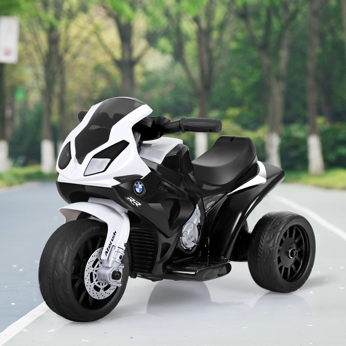 Kids Ride On Motorcycle BMW Licensed 6V Electric 3 Wheels Bicycle w/ Music&Light
