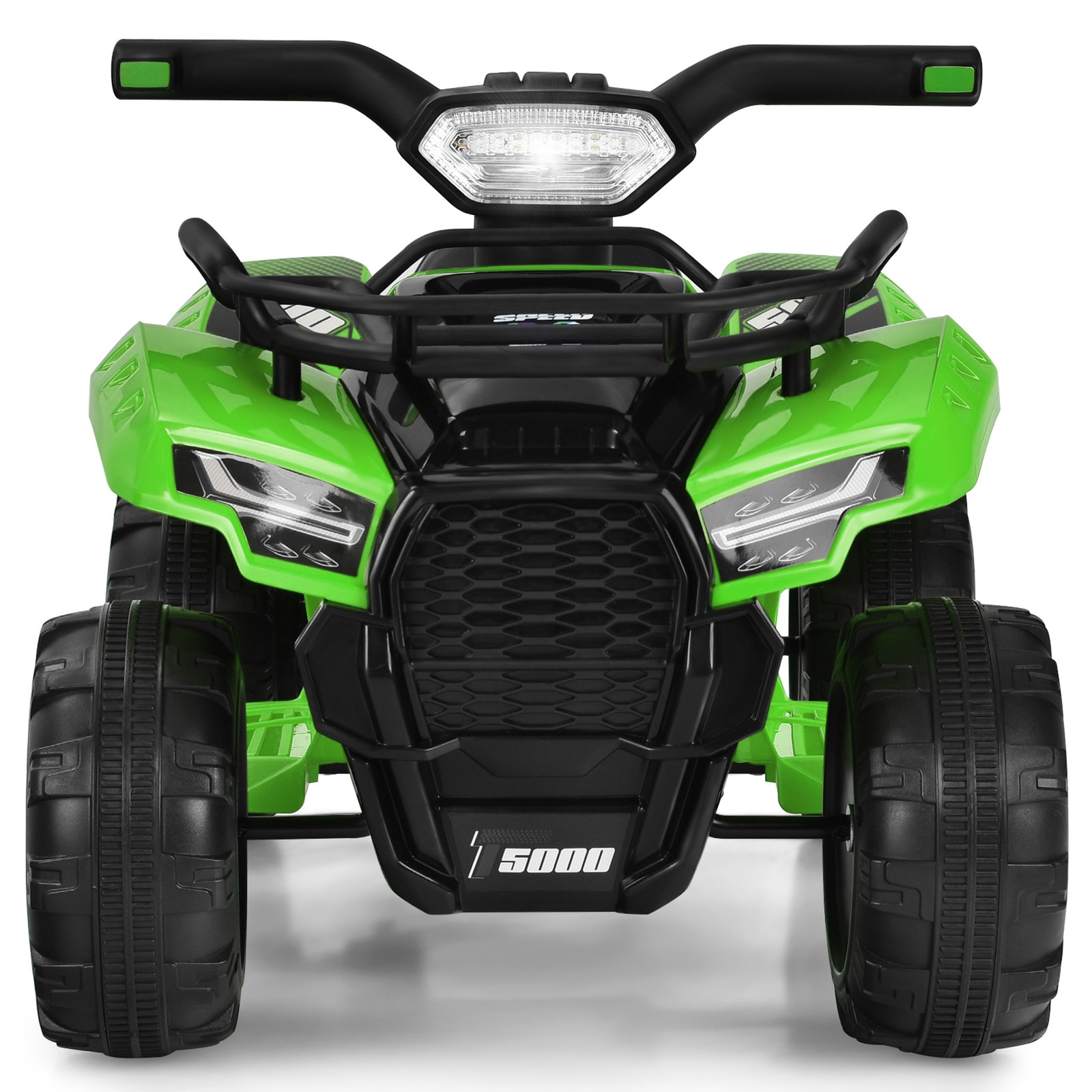 6V 4 Wheels ATV Quad Ride On Car Kids Ride-On Toy w/ Music Horn LED Light Green
