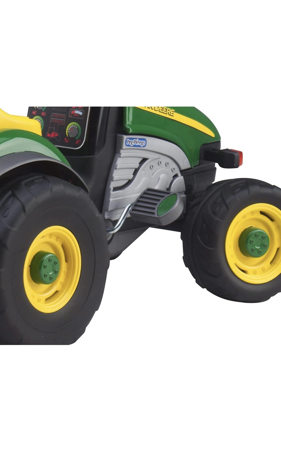 Peg-Perego John Deere Farm Tractor and Trailer w/ Adjustable Seat New Open Box