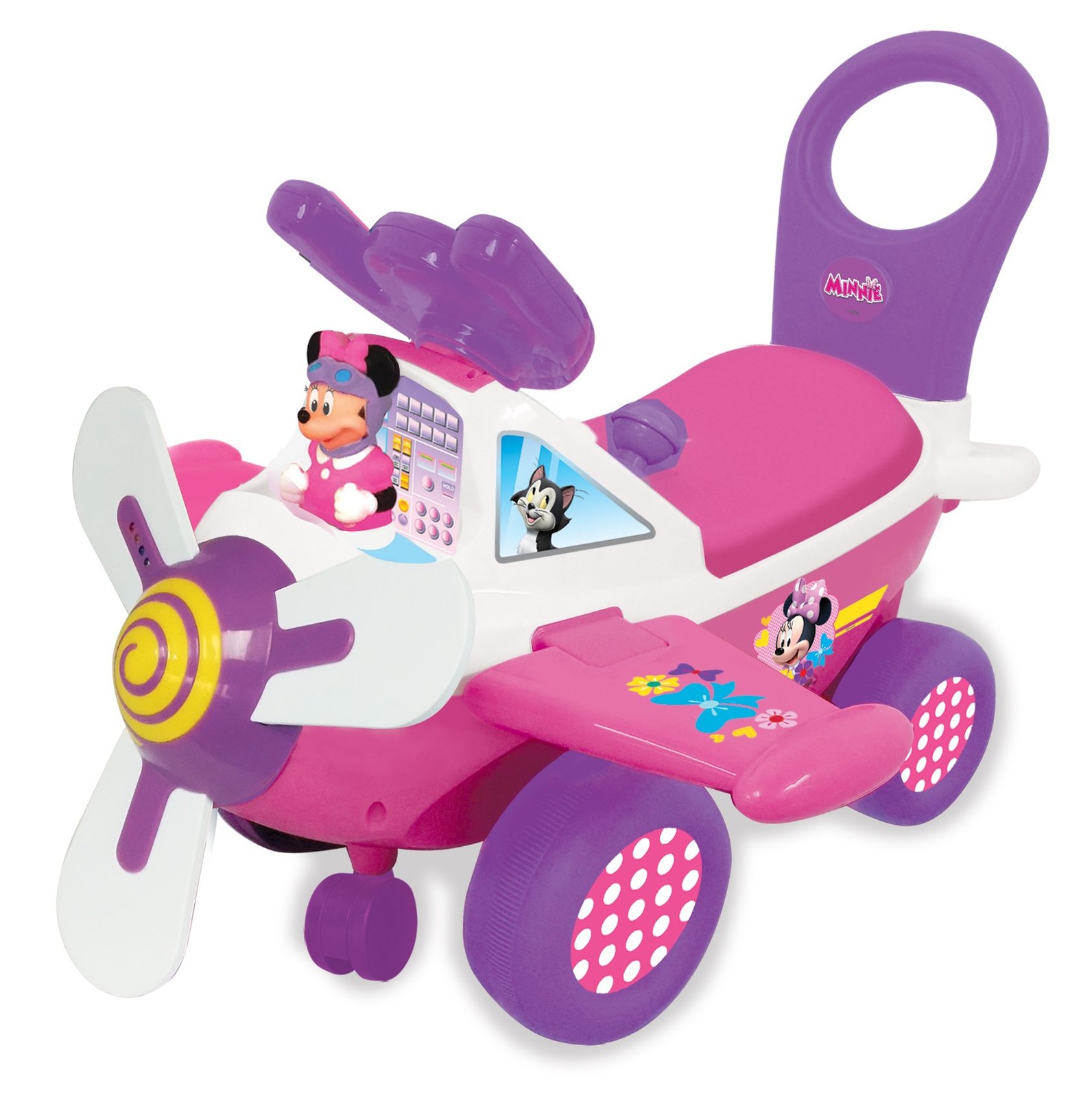 Minnie Mouse Ride On Toy Plane With Lights Sounds And Steering Fun