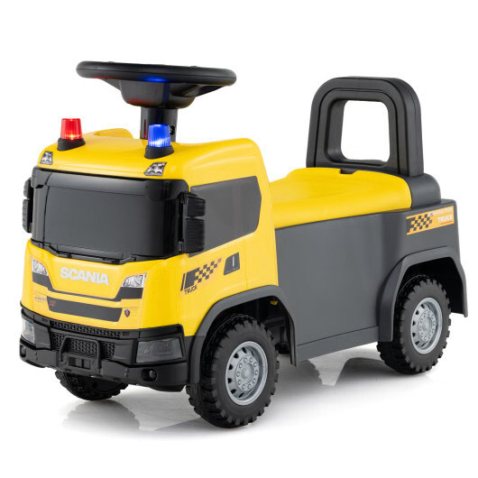 Kids Ride On Push Car Licensed SCANIA Truck Toy with Steering Wheel and Music-Ye
