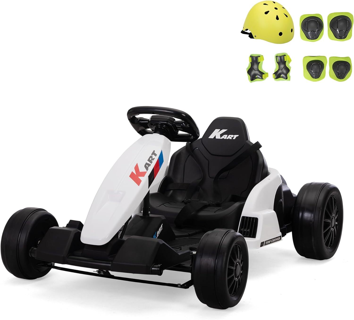 24V Kids Electric Drifting Go Kart Ride On Car for 4-16 Years Old 85W*2 Motor