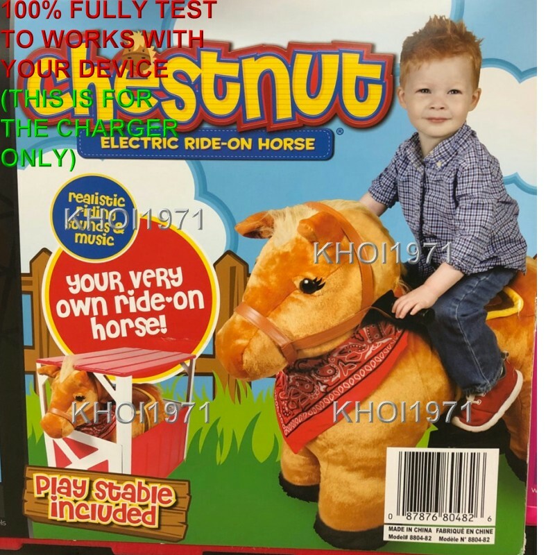 WALL CHARGER AC adapter 4F 8804-82 Dynacraft Stable Buddies Chestnut Horse Plush