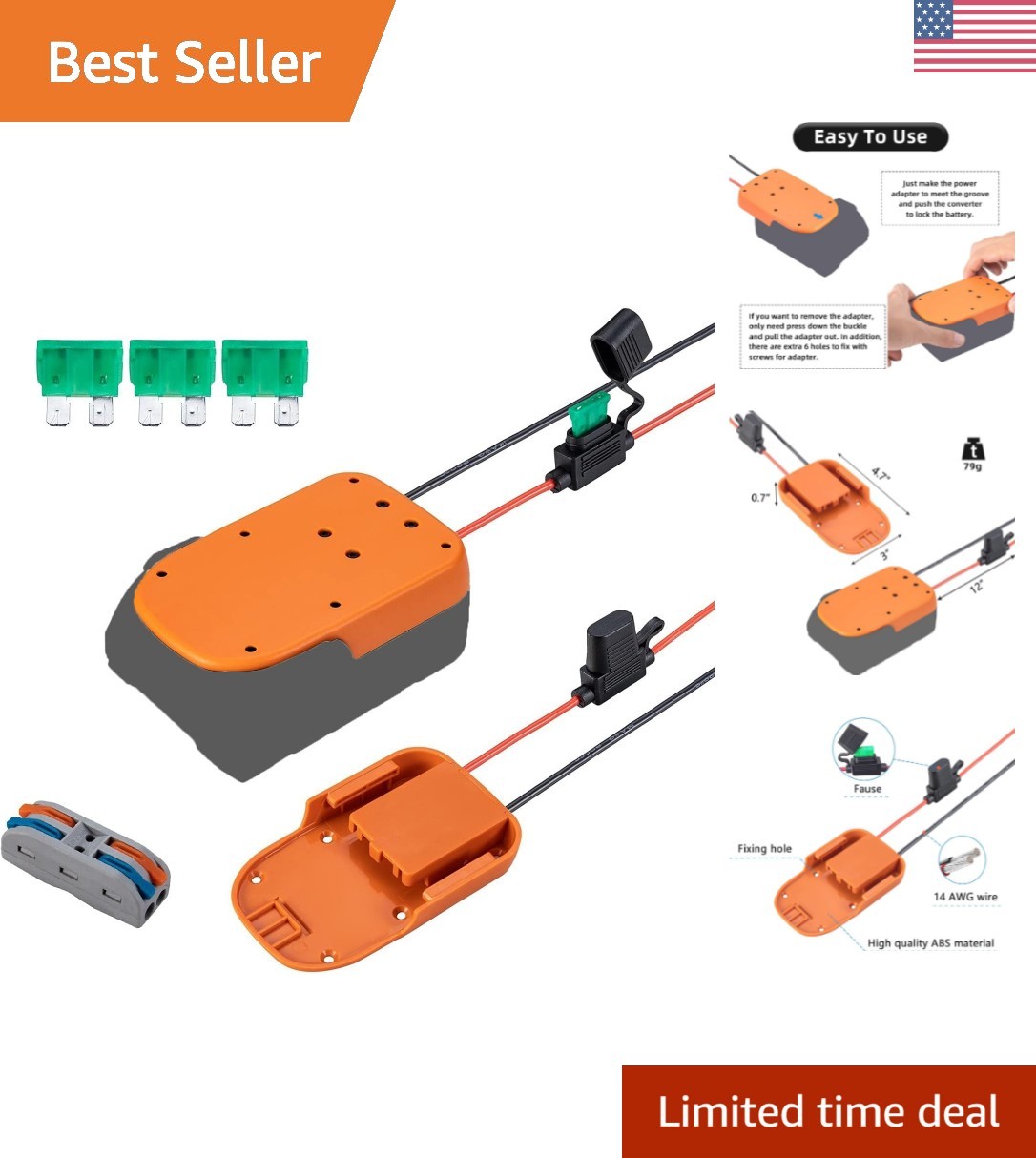 Effortless Upgrades: 18V Battery Adapter for Power Wheels & Robotics Projects