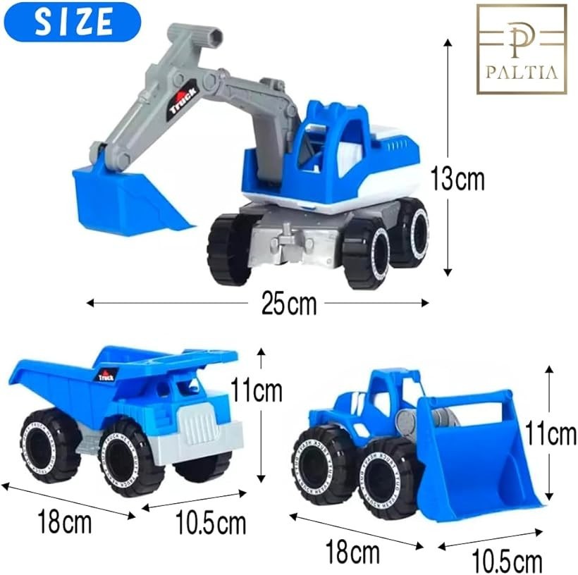 Construction Toy Vehicle Set Excavator Bulldozer Dump Truck Sand Toy Car