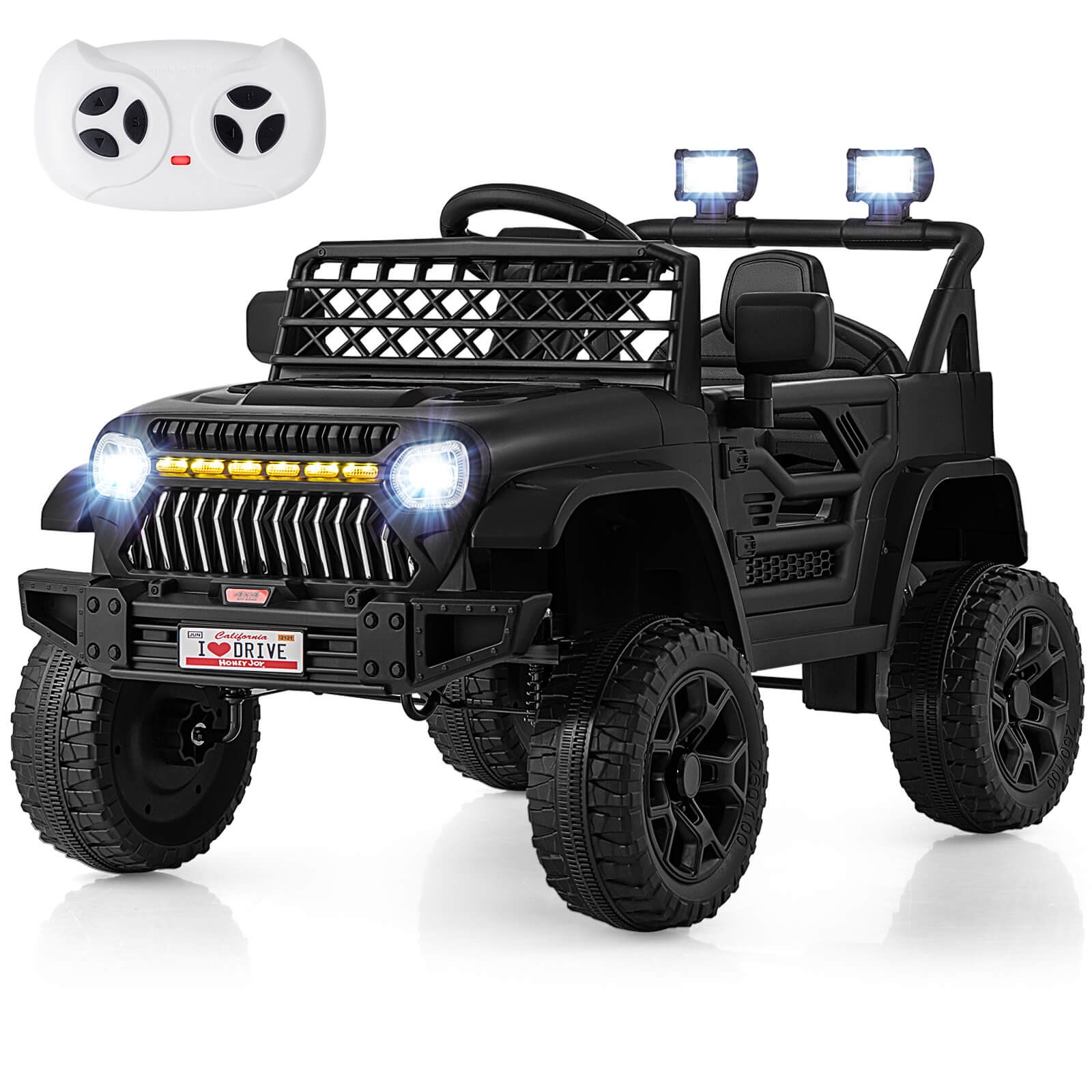 12V Kids Ride on Truck Car Battery Powered Toddler Electric Vehicle w/ 3 Speeds