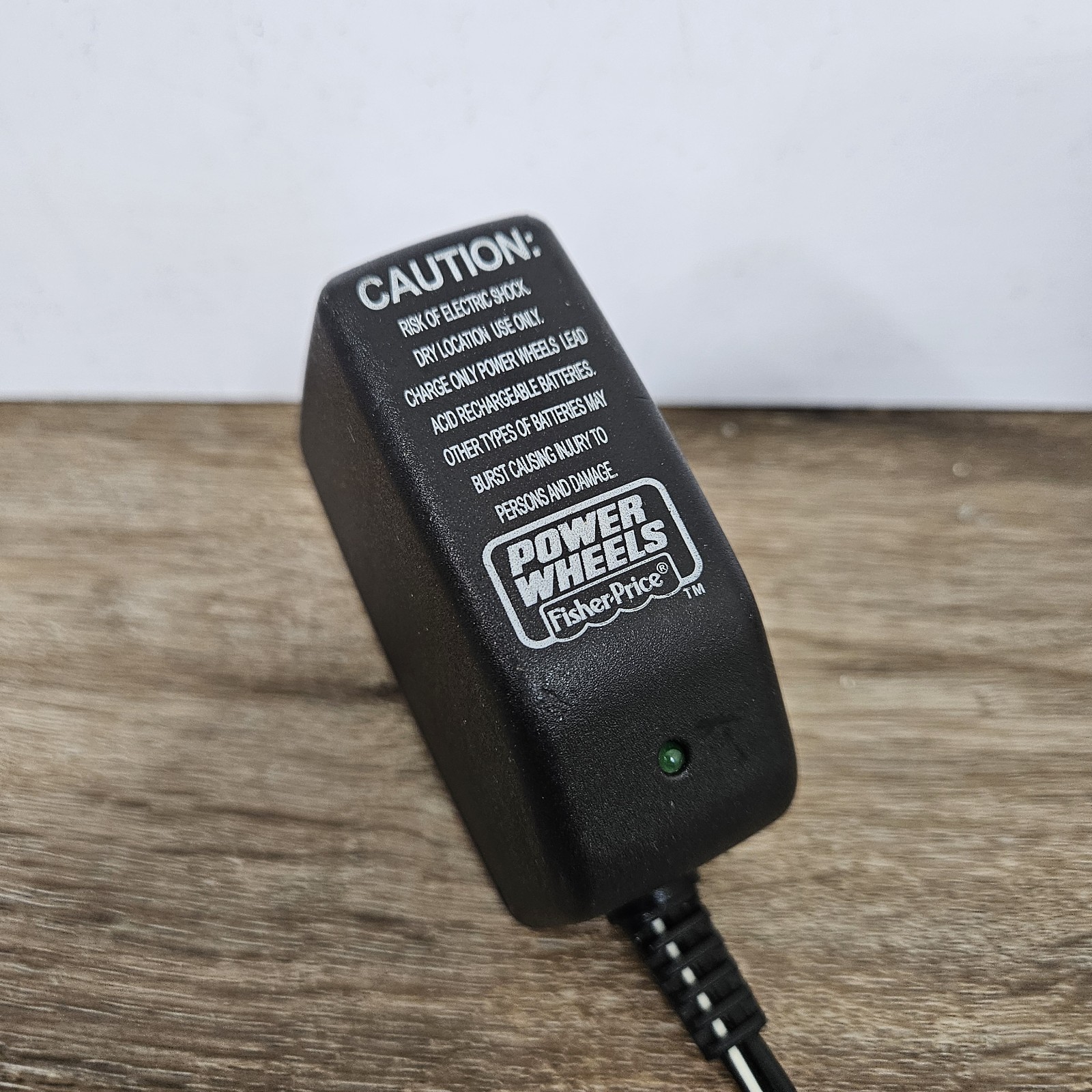 OEM Genuine Fisher Price Power Wheel 12V DC Battery Charger 00801-1480 AUTHENTIC