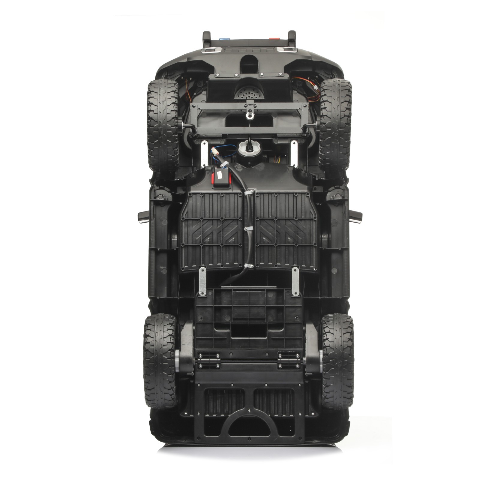Kids Ride On Police Car 12V Dual Motors Remote Control Music Lights