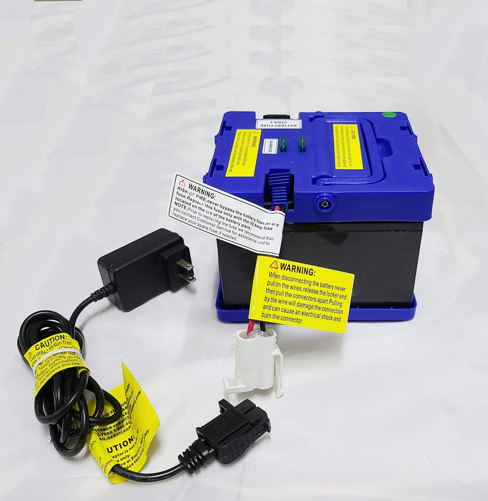 24V Battery & Charger for Kids Ride-On Cars, Mega Tredz, Monster Jam, Grizzly