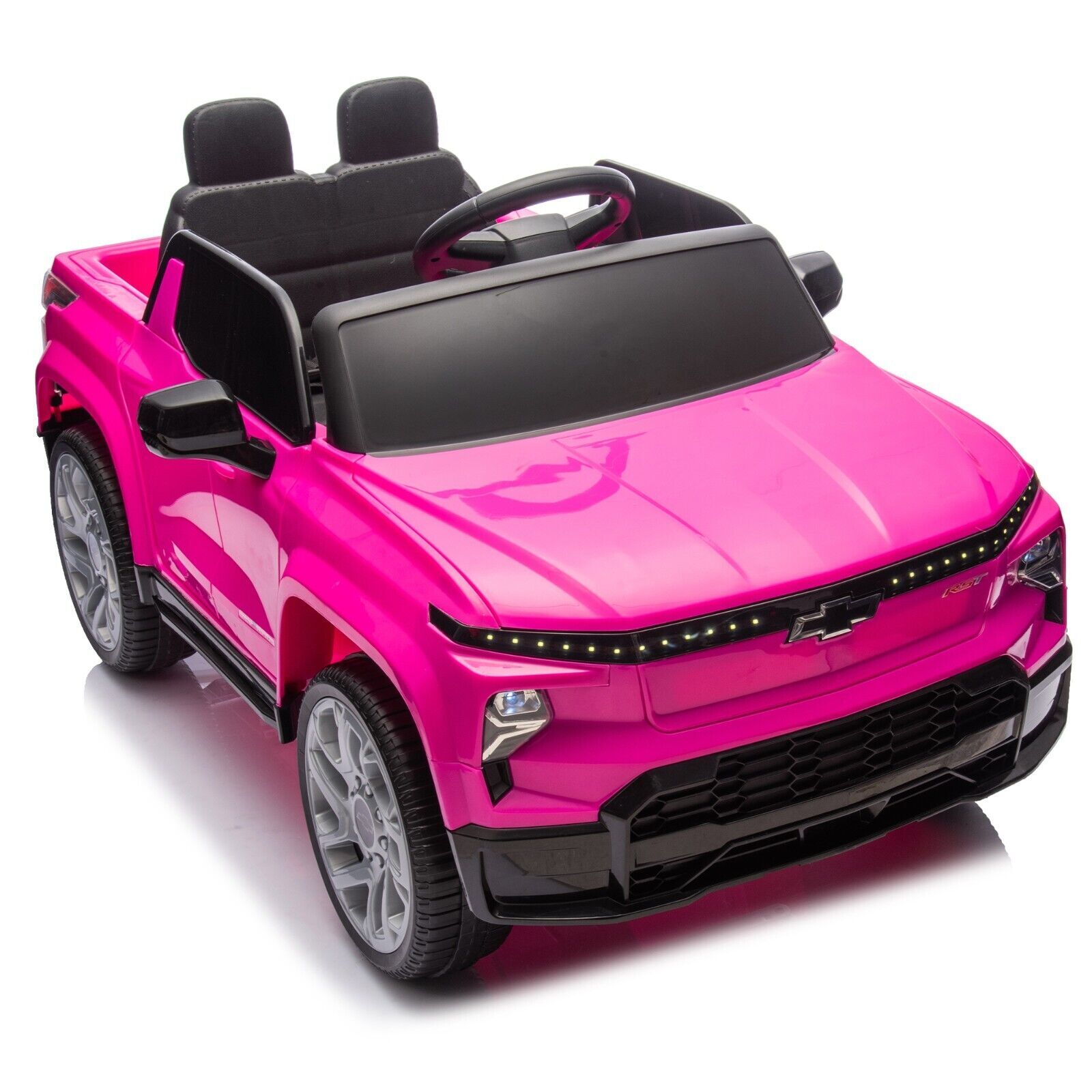 Chevrolet Silverado 24V Ride on Truck with Remote 2 Seater 4 Wheels Car for Kids