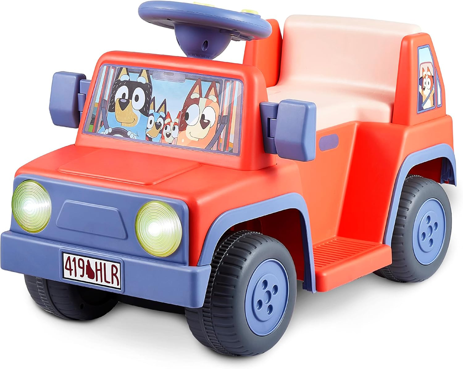 6V Electric Ride-On Car for Kids with Sounds & Music – Rechargeable Fun!