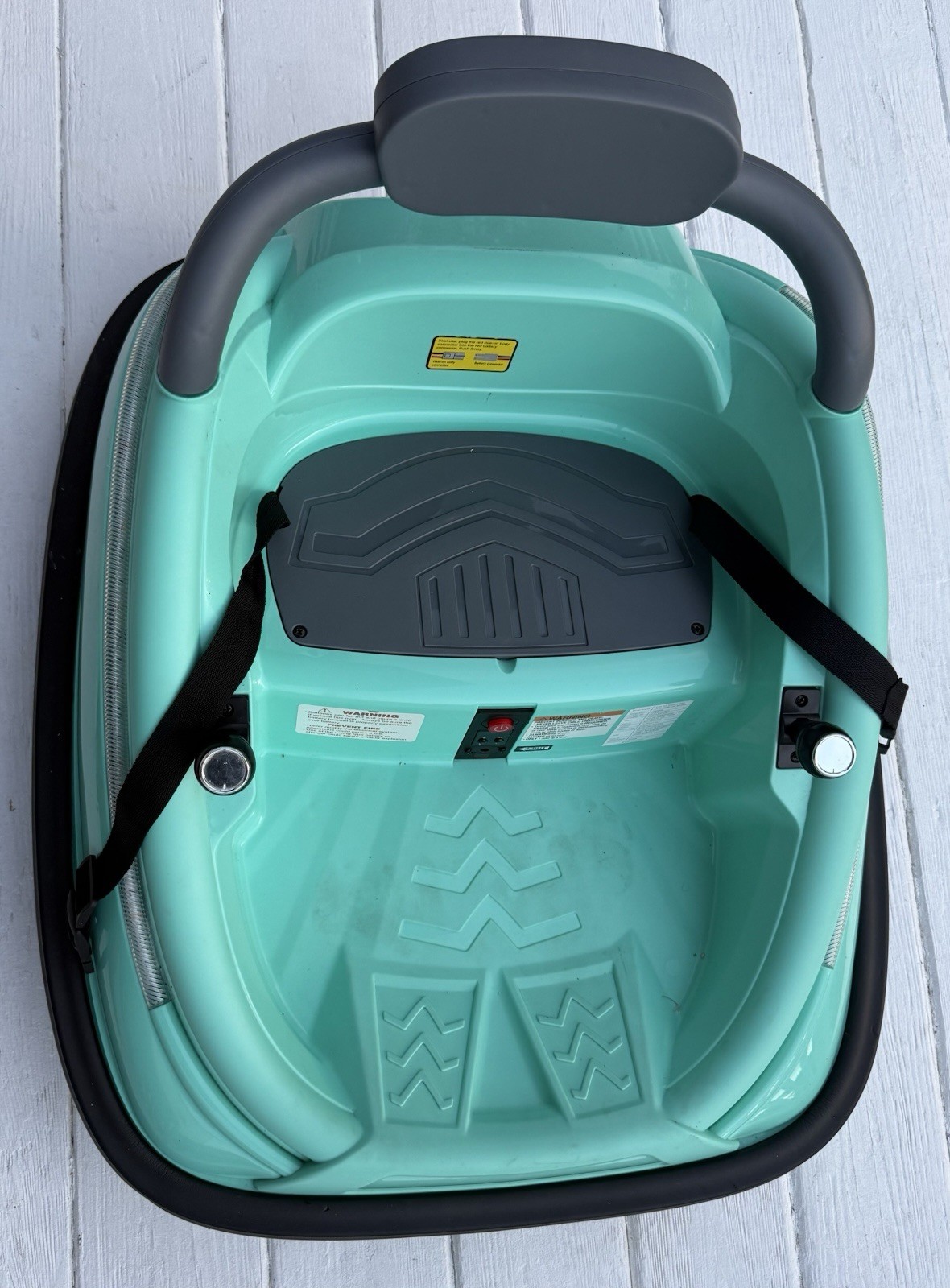 Baby Bumper Car with 2 Driving Modes, Remote Control, Safety Belt,LED Lights