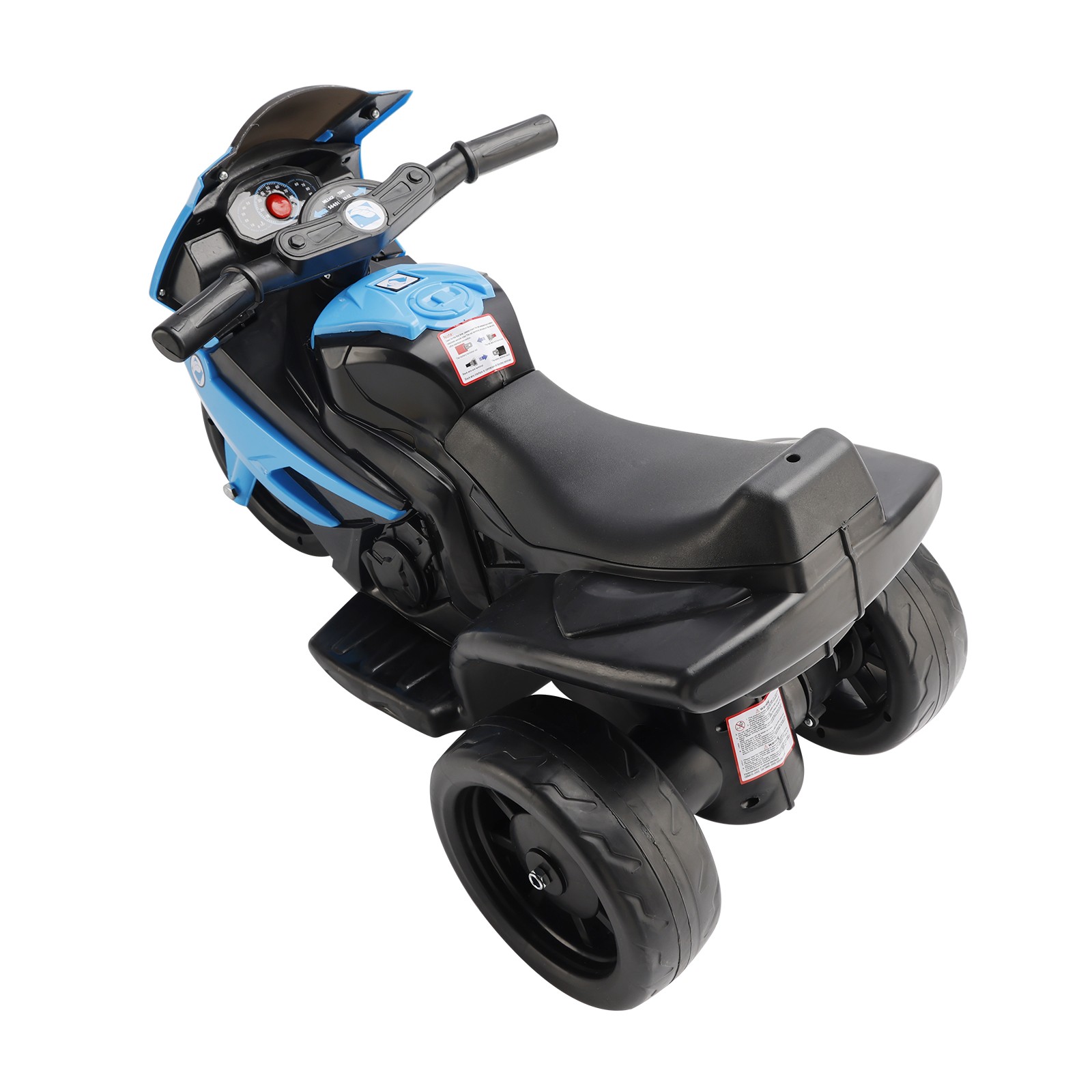 3Wheel 6V Kid Ride On Motorcycle Electric Toy w/Remote Control LED Light Blue🏍️