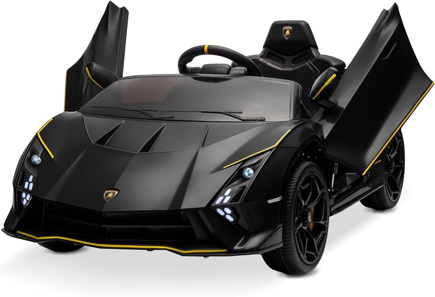 12V Powered Ride Ons for Kids Licensed Lamborghini Poison Small Dual Drive Sport