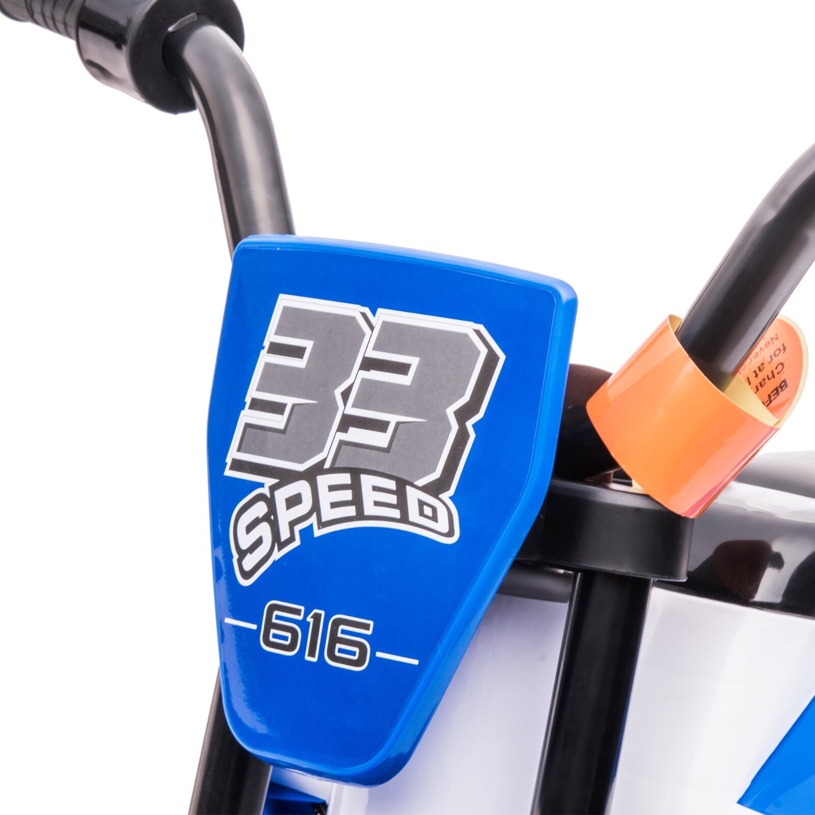 TOBB Electric 12V Blue Kids Ride On Motorcycle Bike Motorbike w/ Training Wheels