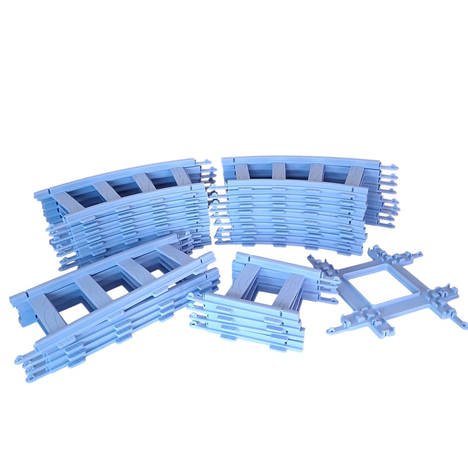 Kiddieland Disney Frozen Ride On Train Replacement Purple Track Lot of 27 Pieces