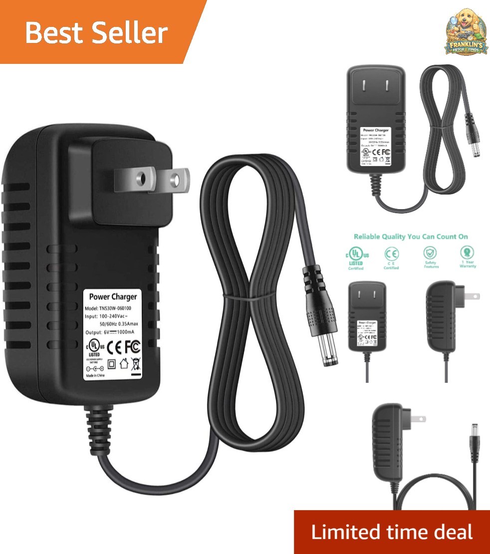 6V Kids Ride On Car Charger, 6 Volt Battery Charger for Kid Trax Toddler Quad…