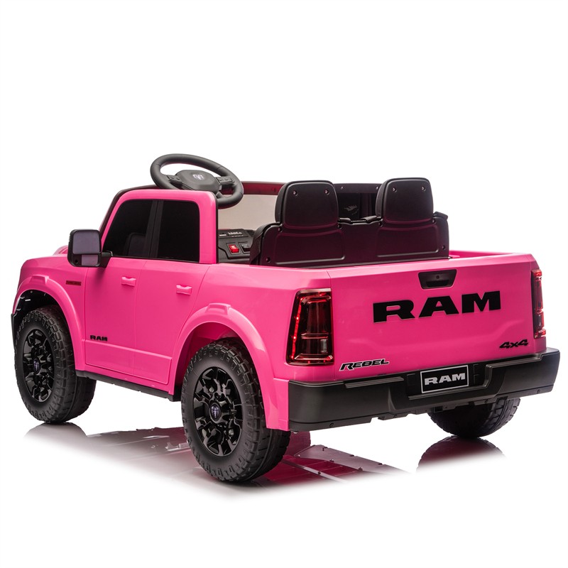 24V 160W Dodge RAM 2-Seater Kid Ride On Truck w/ Remote Control 2WD Car for 3-6