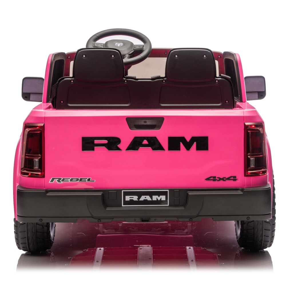 Official Licensed Dodge RAM Ride On Truck with Bluetooth Music USB Port Storage