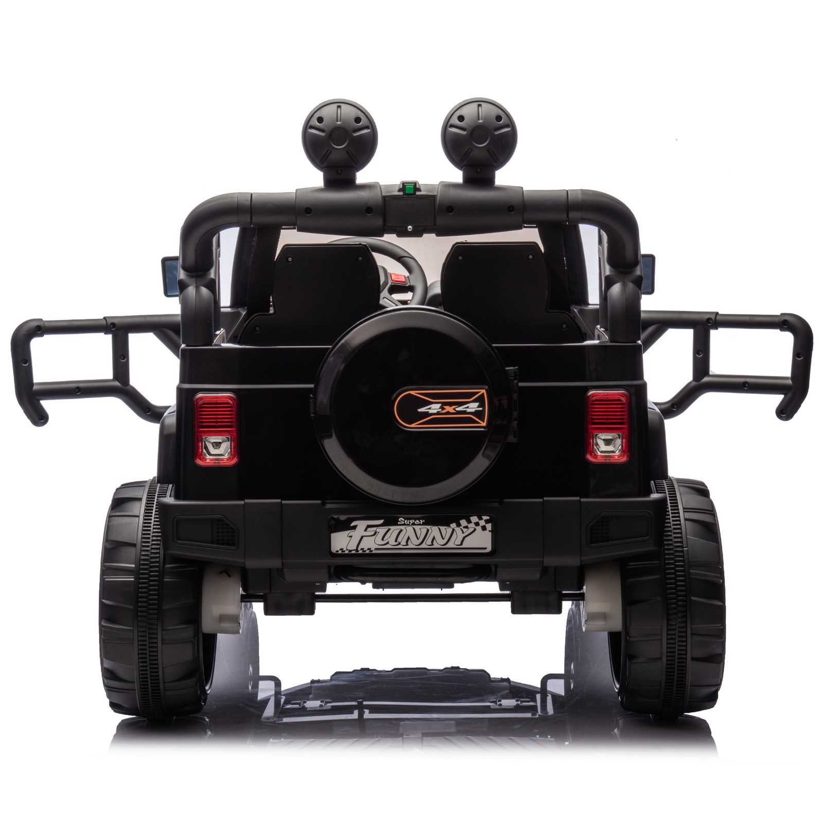 24V Kids Ride On Electric Car Provide a speed of 2.5-4MPH for Aged 3-8 Black