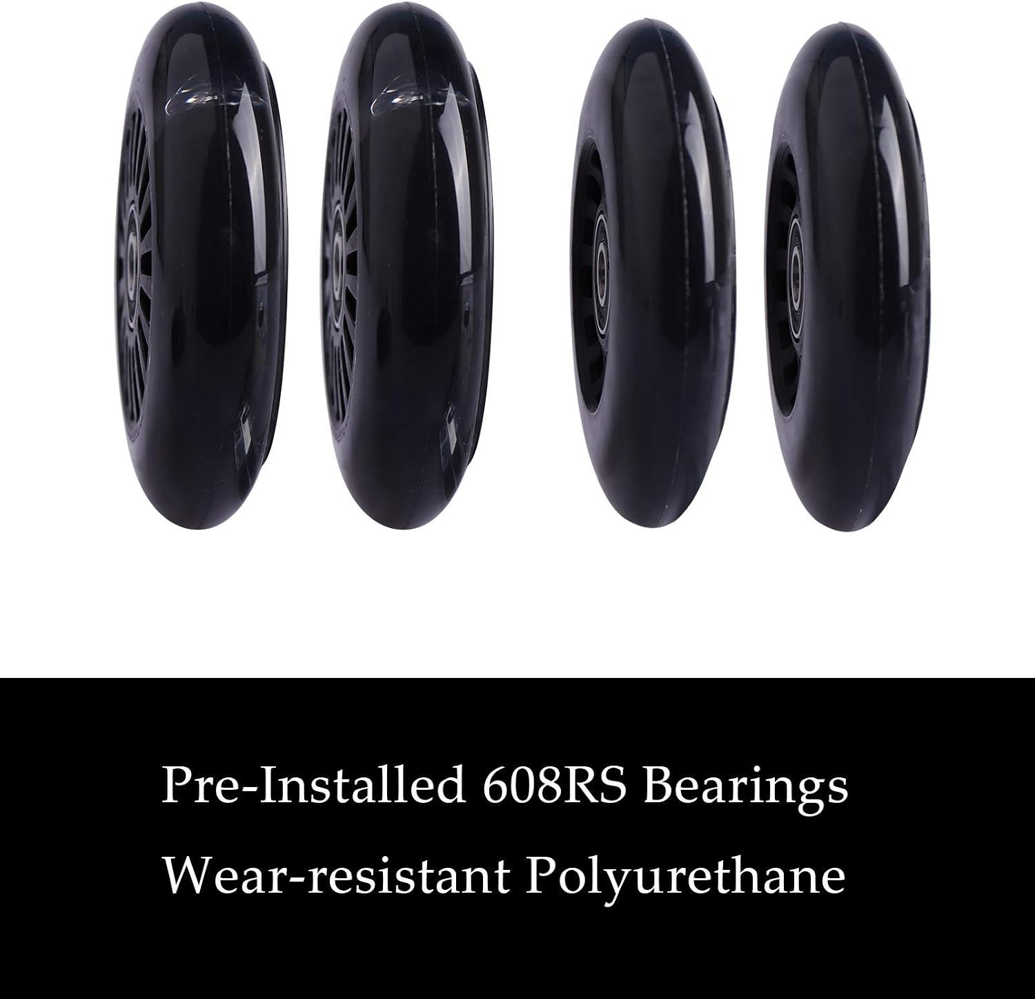 Wiggle Car Polyurethane Replacement Wheels Set – Light Up Front & Rear Upgrade
