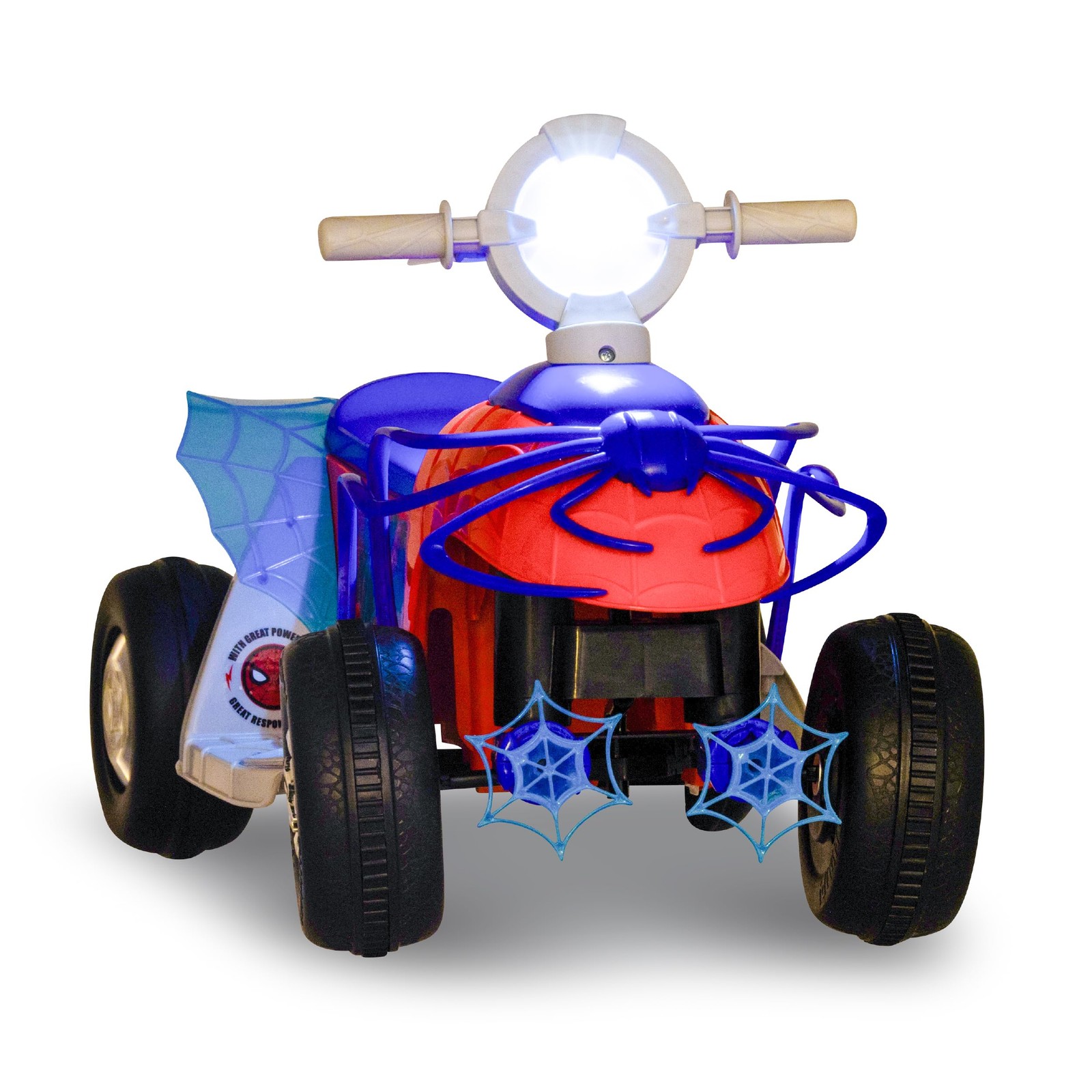 Kid Trax Toddler Marvels Spider-Man Premium Toddler Quad Ride-On Kids 18-30