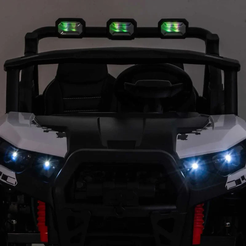 24V 4WD KIDS RIDE ON ELECTRIC UTV CAR 480W 4X POWERFUL MOTORS,2 SEATER LIGHTS+RC