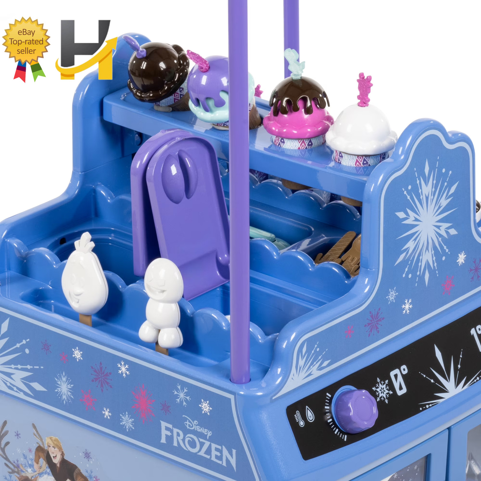 6V Disney Frozen Ice Cream Cart Battery Ride-On Toy Ice Cream Toys FREE SHIPPING