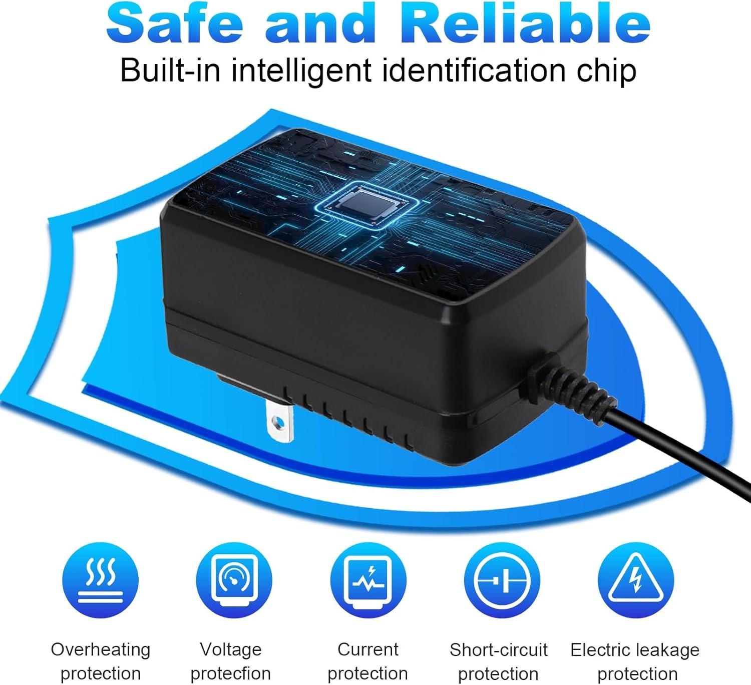 12V Battery Charger for Kids Ride On Toys, 12V Kids Ride On Car Charger for K..