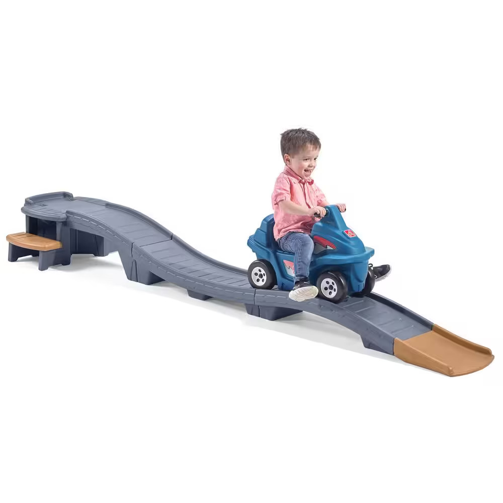 Up and down Roller Coaster Platinum Edition Ride-On Toy with 9 Ft. Track for Tod