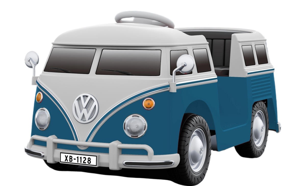 6V Electric Ride on Toy w/ 4.5AHBattery,Ride-on-Bus Licensed Volkswagen for Kids