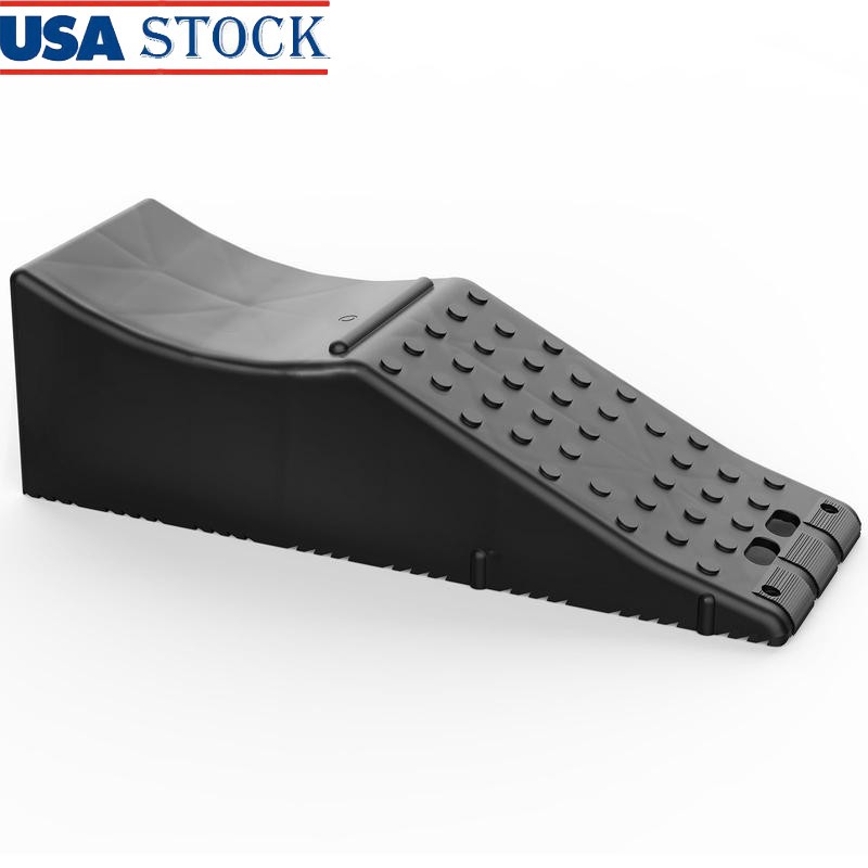 Heavy Duty Car Tandem Wheel Change Ramp 20000 lbs Portable Anti-Slip Design New