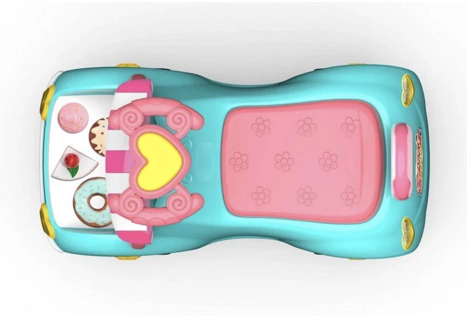 UP AND GROW BAKE SHOP RIDE ON FOR TODDLER GIRLS 12 MONTHS 3 YEAR OLD – BLUE/PINK