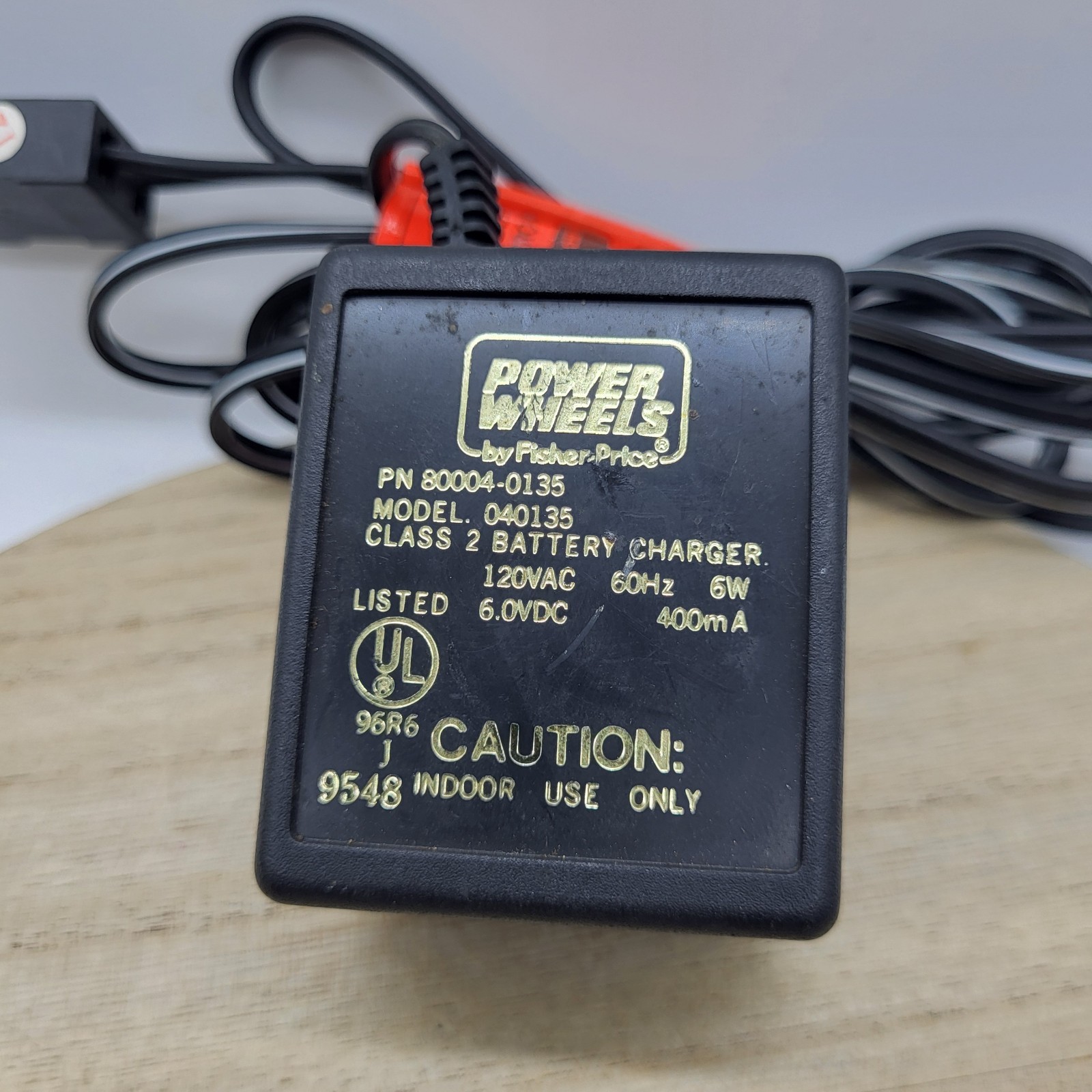 OEM Power Wheels by Fisher Price Battery Charger 040135 6V 400mA