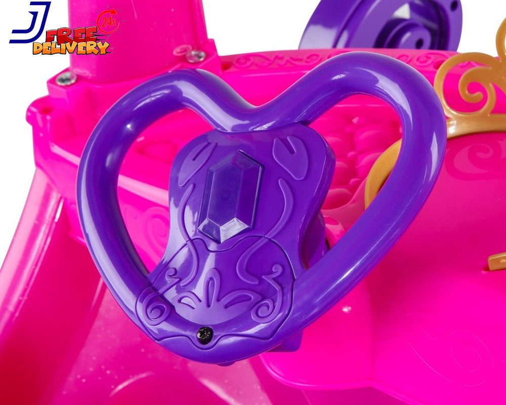 Princess 24V Carriage Ride-On for Kids Pink & Purple Remote FREE SHIPPING