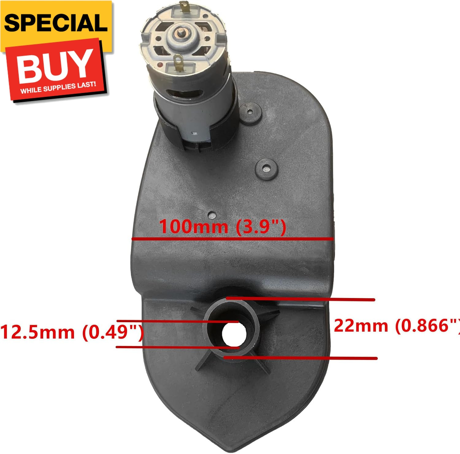24V High Power Gearbox for Powered Wheel, 24 Volt 30000RPM High Torque Motor Gea