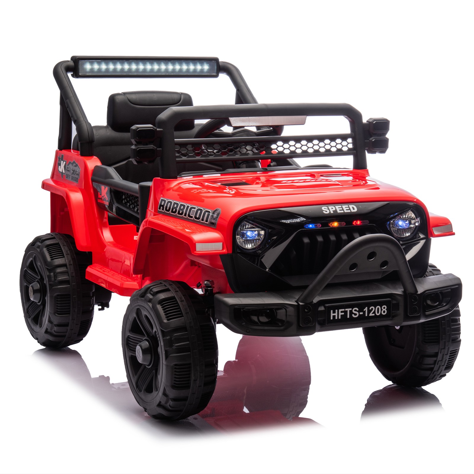 12V Kids Ride On Electric Truck Car W/Parents Control,2WD,Four-wheel suspension