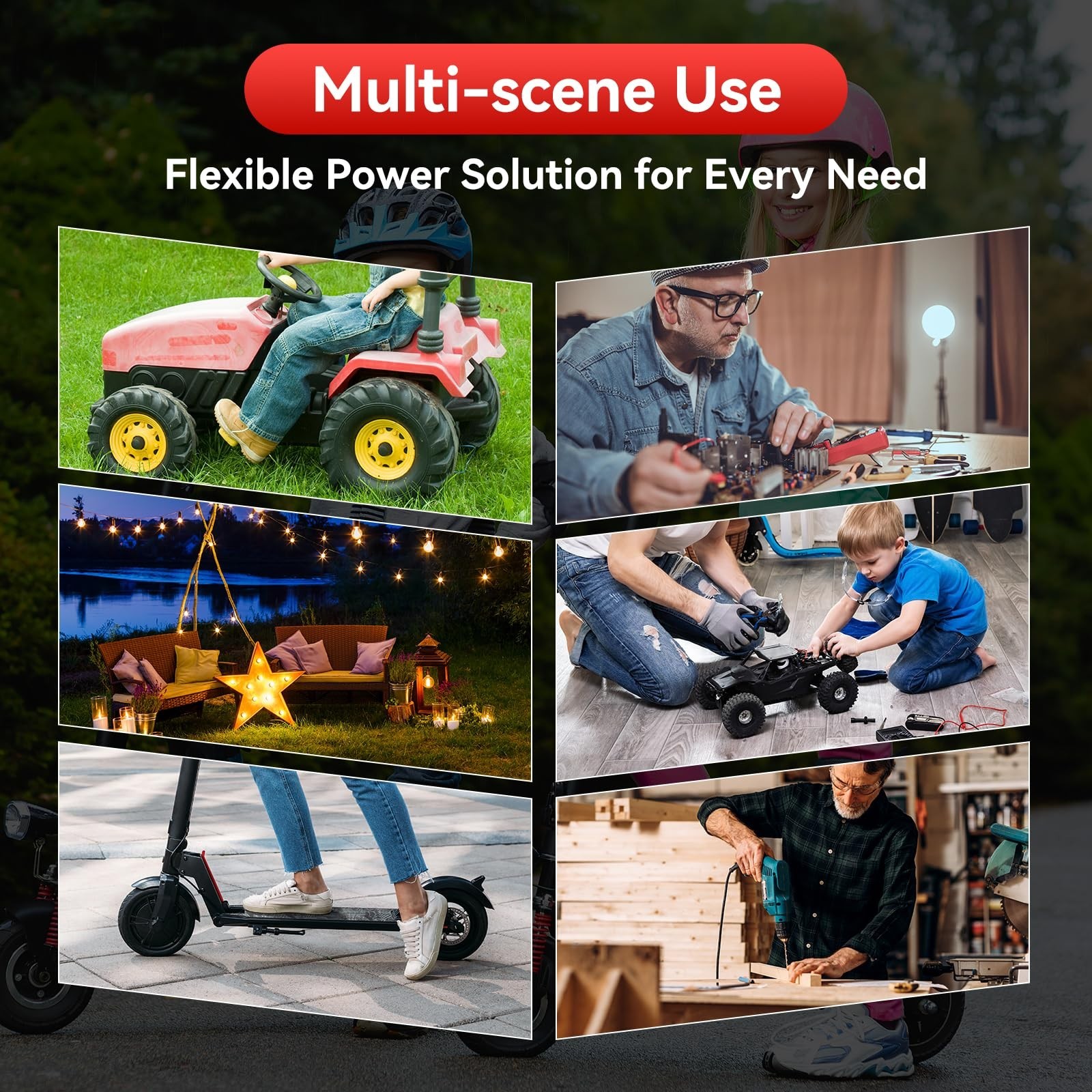 4-Pack Power Wheels Battery Adapter for Milwaukee M18 – DIY RC Car Converter, 12