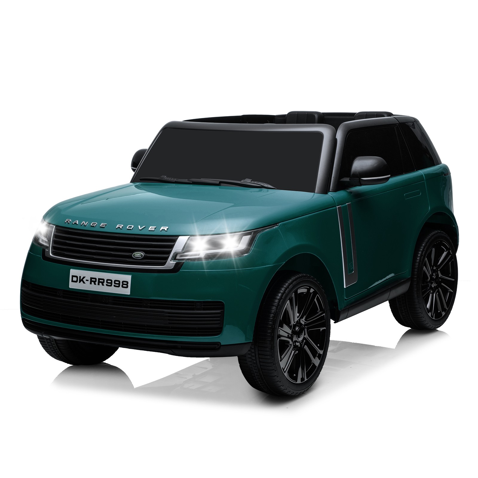 GARVEE 24V Kids Ride-On Car 2-Seater Dual 240W Motor LED Lights Music, Remote