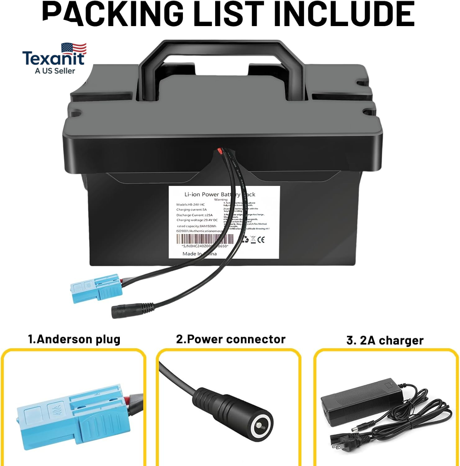 24V8Ah Lithium Battery for Ride-On Toys & Cars, Compatible with Dynacraft Realtr