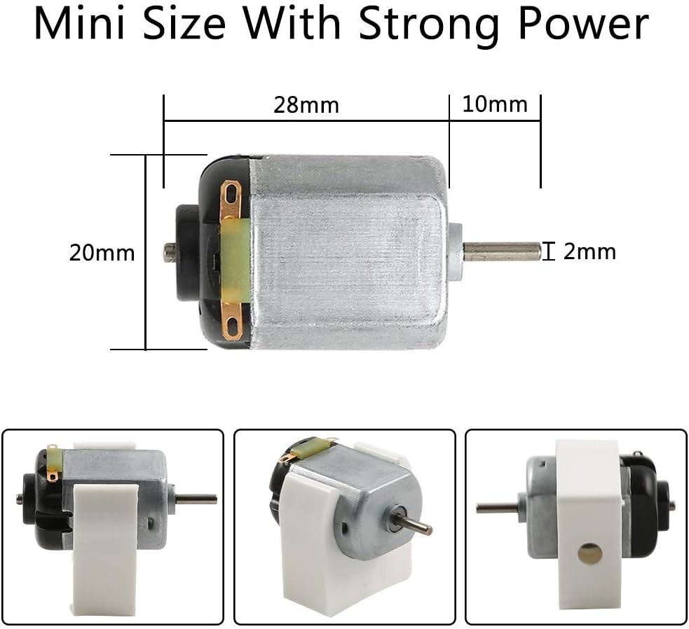 Interactive 131 PCS STEM DC Motors Experiment Set – Encourages Problem-Solving
