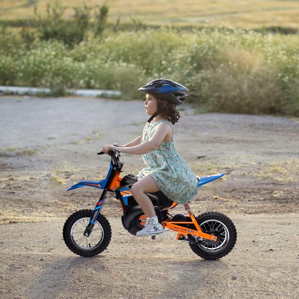 24V Kids Ride On Motorcycle Electric Off Road Motocross with 250W Strong Motor