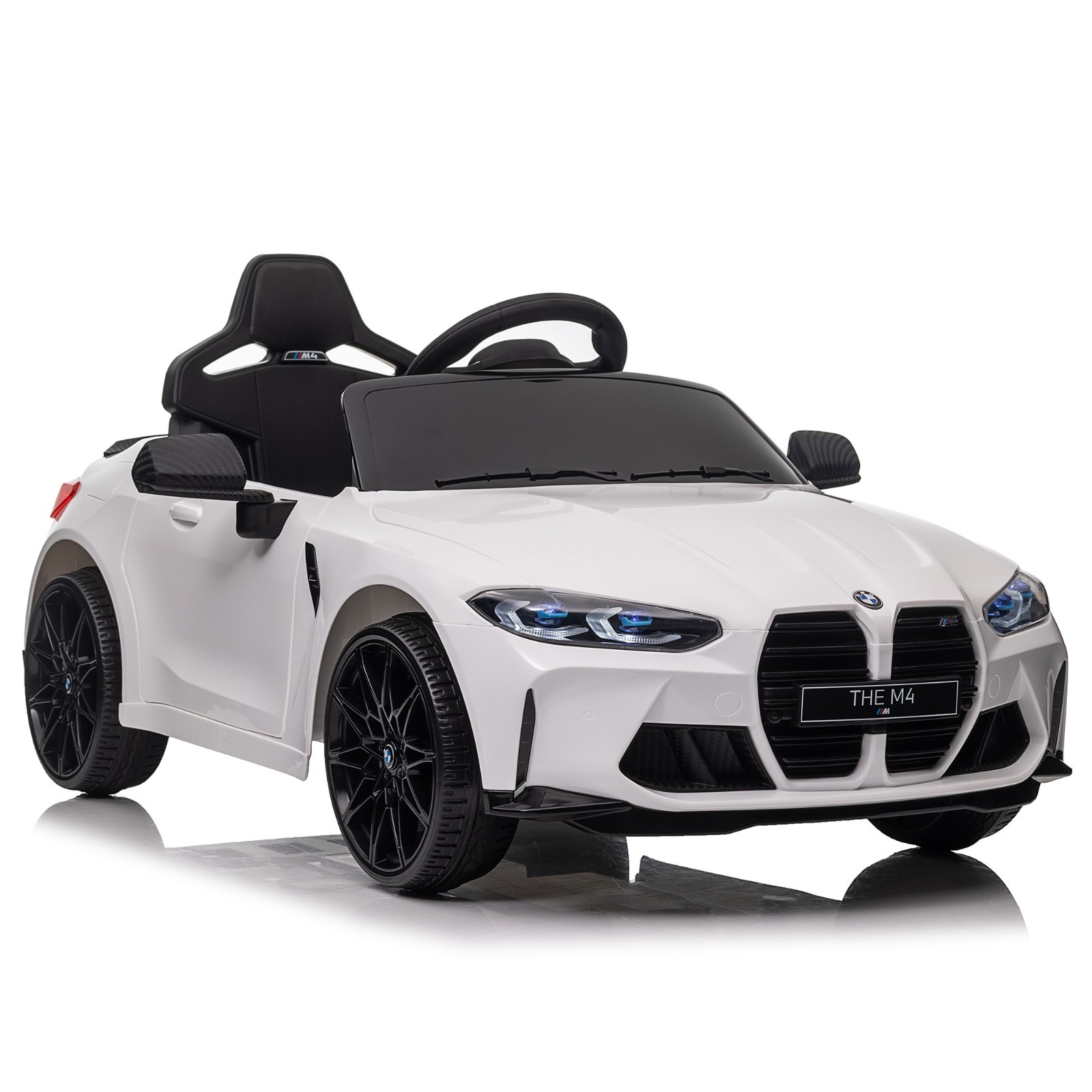 12V Kids Ride-On Car w/ Remote, 3 Speeds, Bluetooth, LED Lights, MP3, Portable