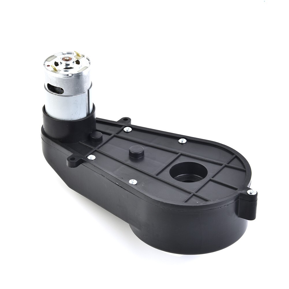 Black 550 Gear Box Motor DC12V 30000RPM Electric Car Gearbox With Motor Parts