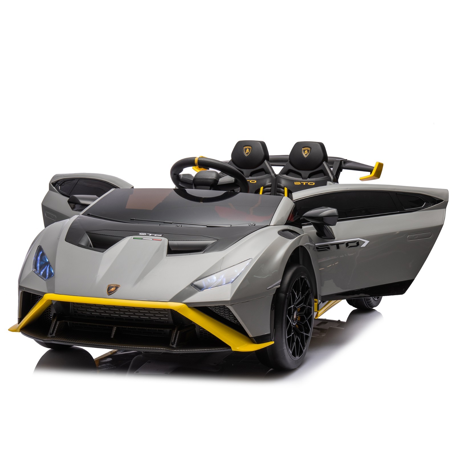 24V Kids Drift Car: 360° Spin, LED Lights, Music, Ages 3-8, 5.59 MPH Max