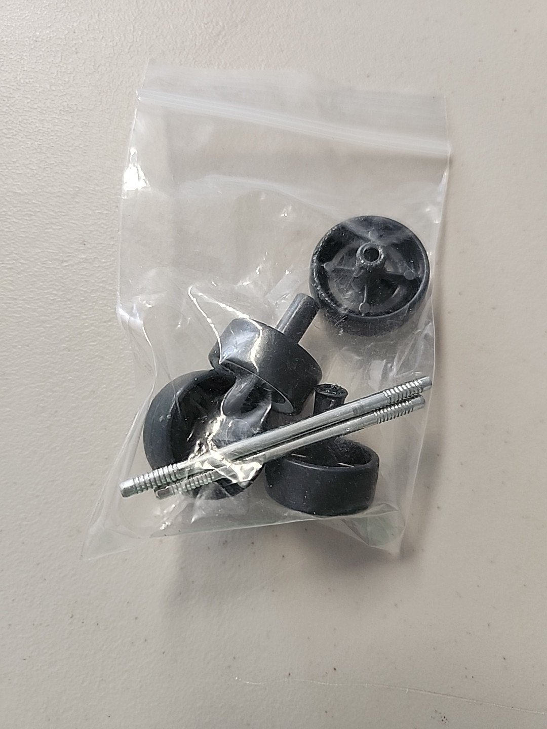 Set Of Tires And Axles For A Disney Small Toy Car