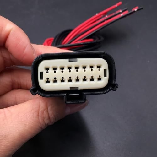 2PCS 16 Pin Headlights Connector Compatible with Dodge Challenger. 2015-2023